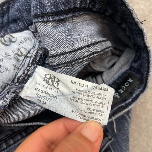 Rock & Republic Kasandra Bootcut Flare Women's Jeans Size 12 M - Picture 9 of 12